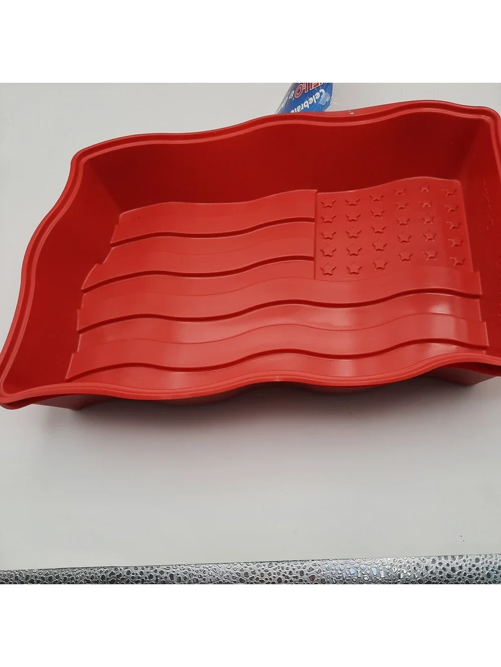 United States Flag Jello Mold Red 4th of July Memorial Day Lot Of 2